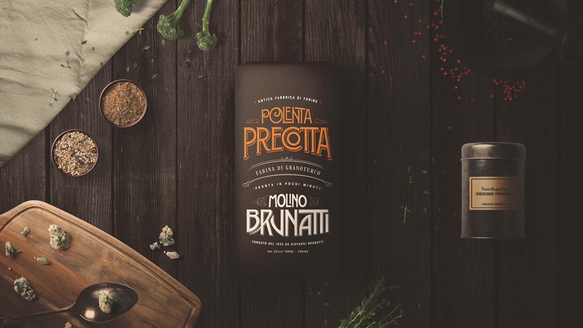 Polenta precotta